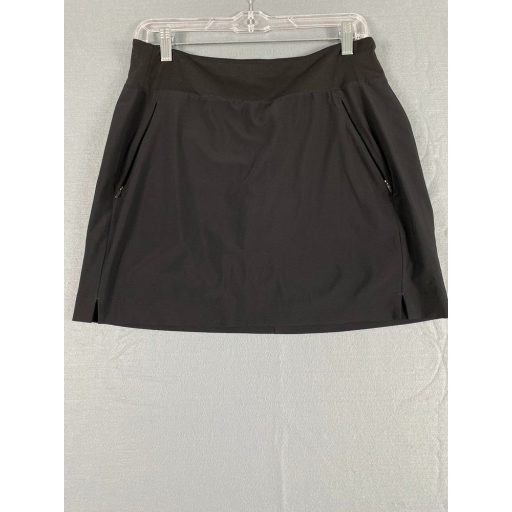 Athleta Soho Skort Shorts Women Sz 6 Black Active Hiking Pickleball Tennis Golf